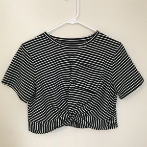 Striped crop top